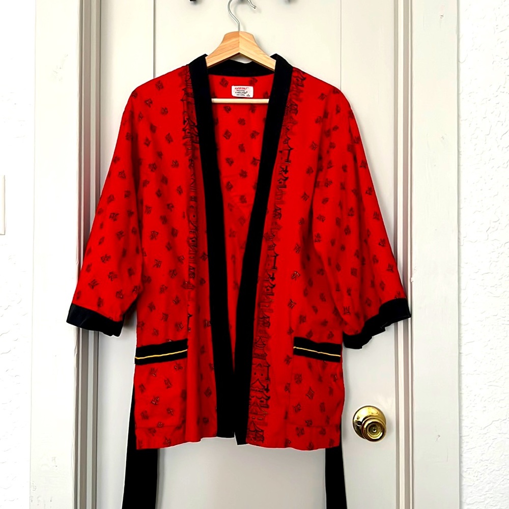 1950s unisex Kimono robe